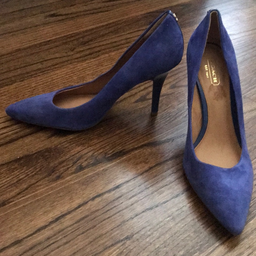 Sky blue heels